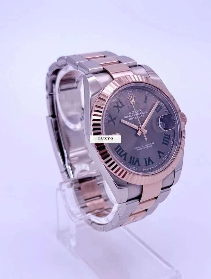 Rolex Datejust 41 Wimbledon rose - Thumbnail 2