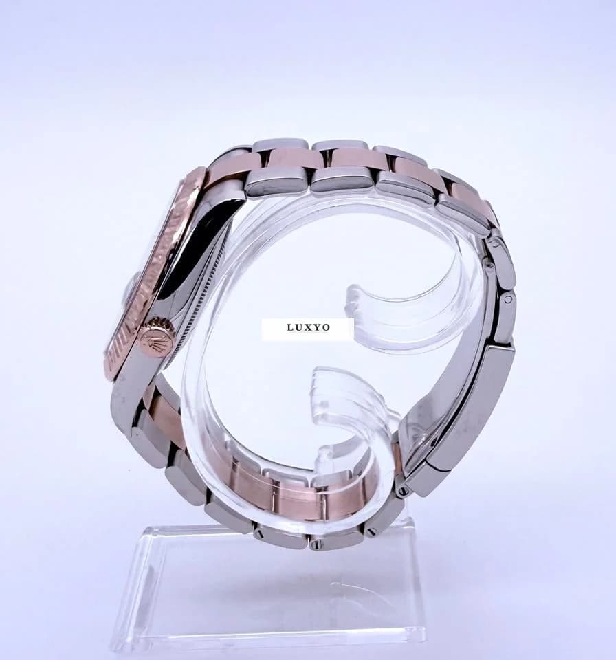 Rolex Datejust 41 Wimbledon rose - Thumbnail 4