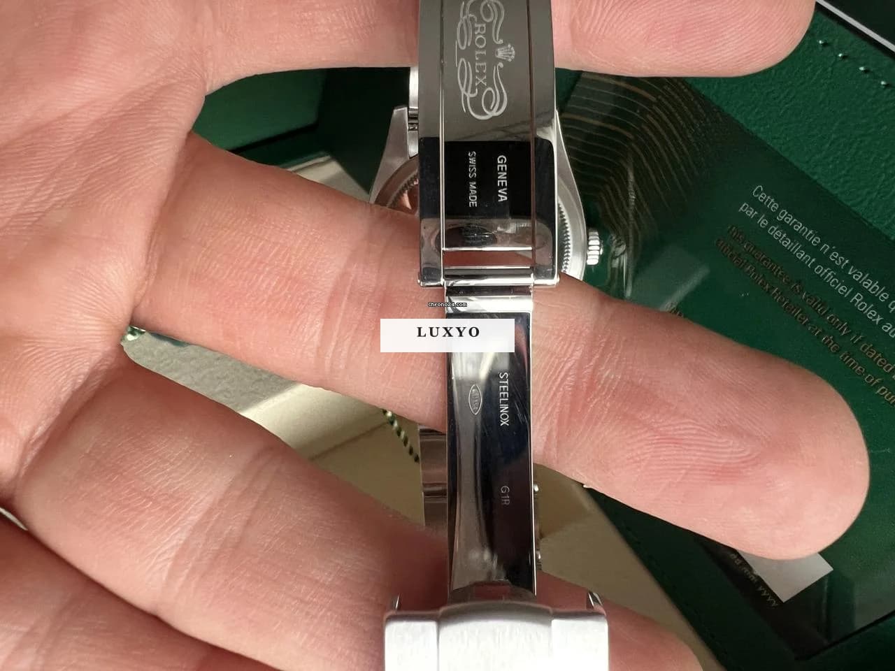 Rolex Oyster Perpetual 36 Lavender dial, brand new, never worn - Thumbnail 5
