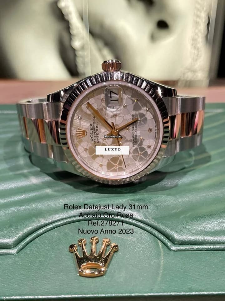 Rolex Floral Diamond Dial Nuovo Anno 2023 Full Set - Thumbnail 3