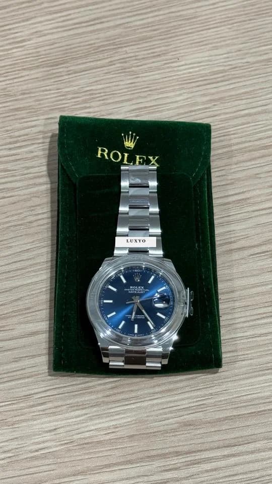 Rolex Datejust 41 Oyster Perpetual 41mm 126300 blue Dec/2022 - Thumbnail 12