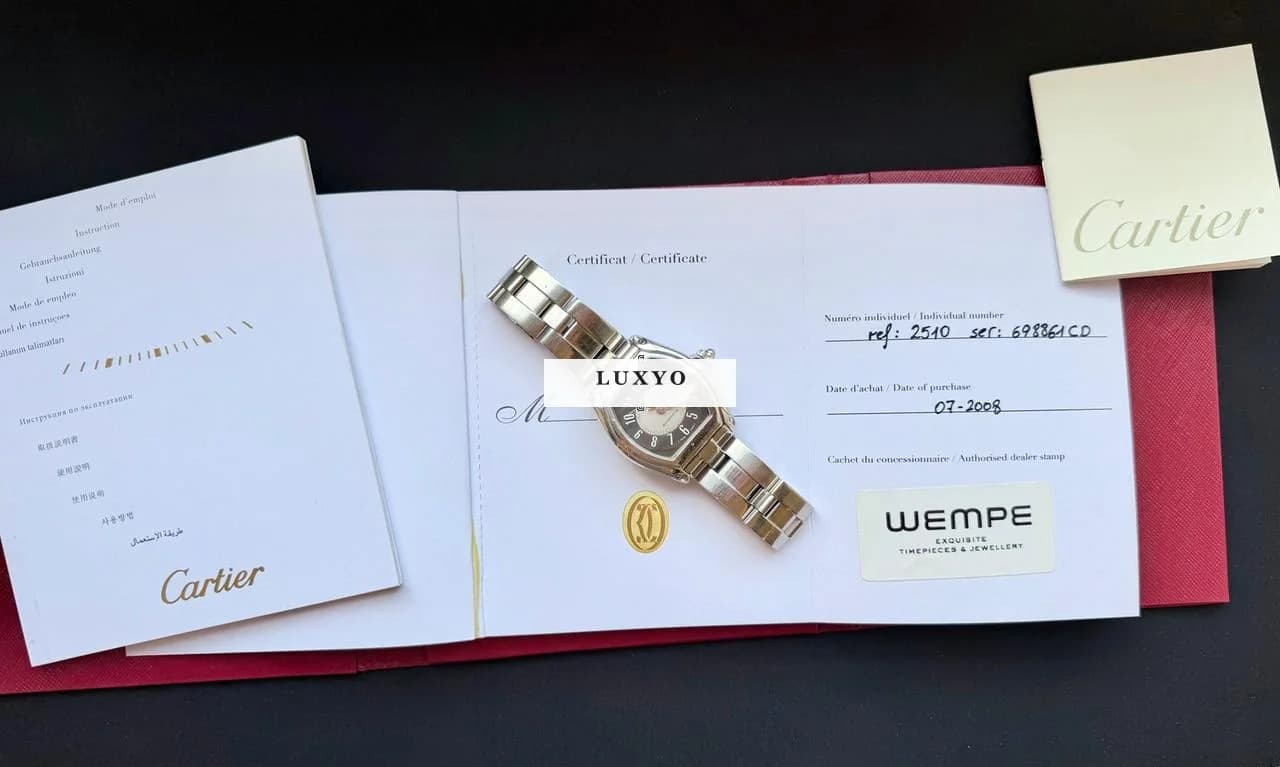 Cartier Roadster Full box, original papers - Thumbnail 11