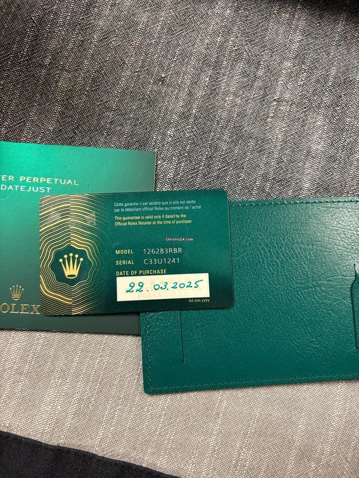 Rolex Datejust 36 Etat neuf - jamais porté , année de fabrication, 2025 - Thumbnail 3