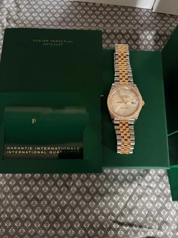 Rolex Datejust 36 Etat neuf - jamais porté , année de fabrication, 2025 - Thumbnail 5