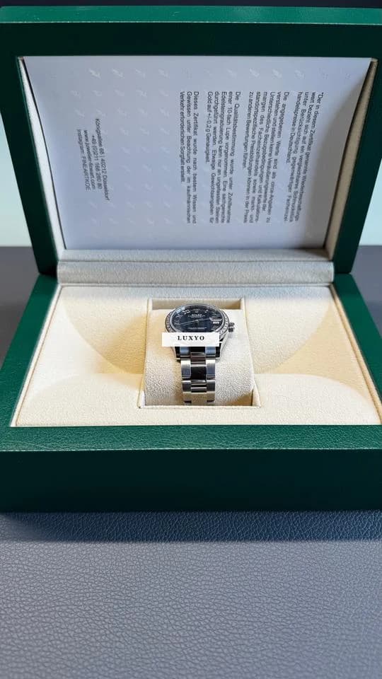 Rolex Datejust 31 46 Diamanten - zu schön, um sie nicht zu tragen! - Thumbnail 12