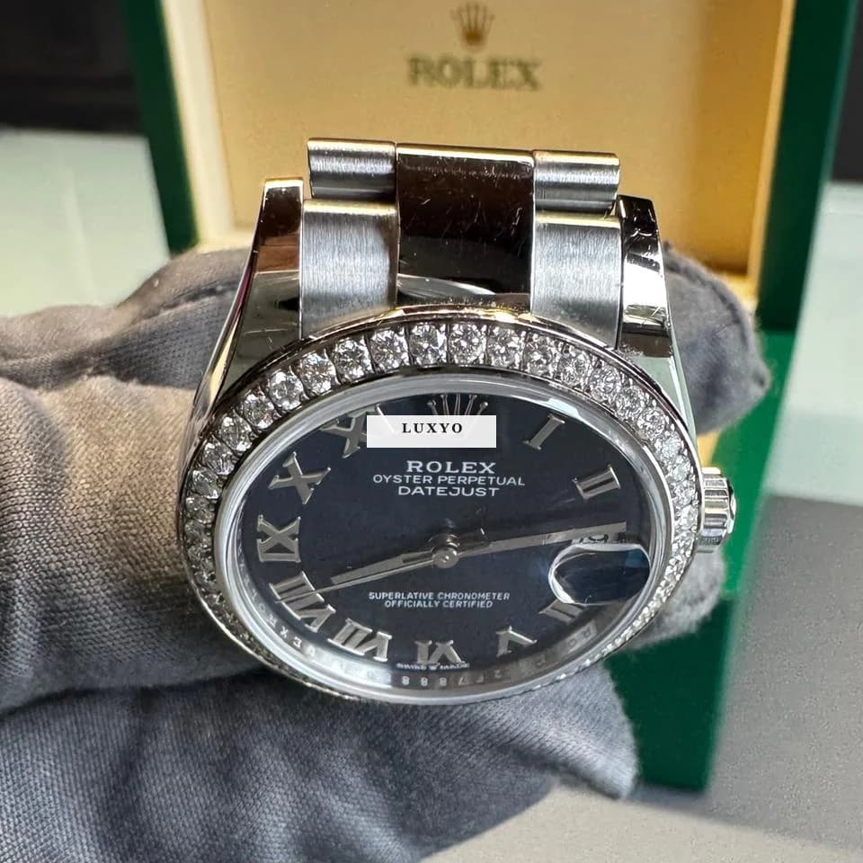 Rolex Datejust 31 46 Diamanten - zu schön, um sie nicht zu tragen! - Thumbnail 15