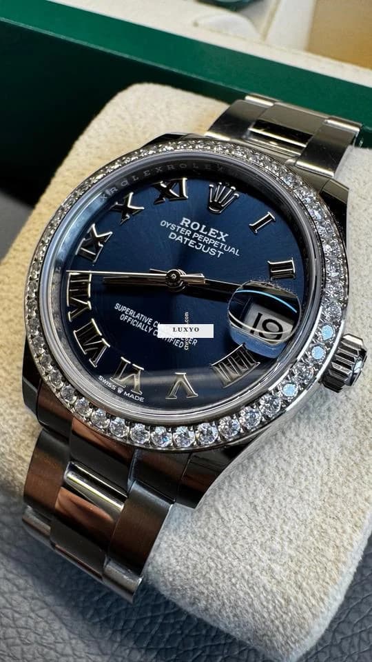 Rolex Datejust 31 46 Diamanten - zu schön, um sie nicht zu tragen! - Thumbnail 3