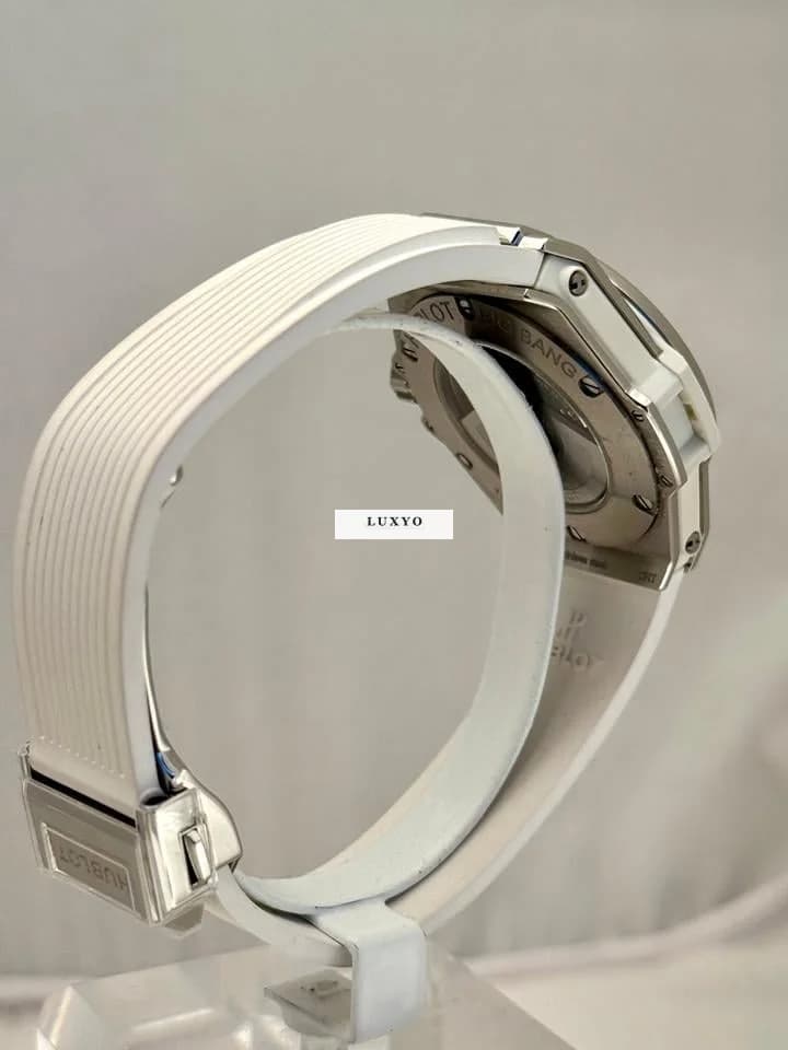 Hublot Big Bang One Click White Diamonds Plus 2 Extra strap(original Hublot) - Thumbnail 4