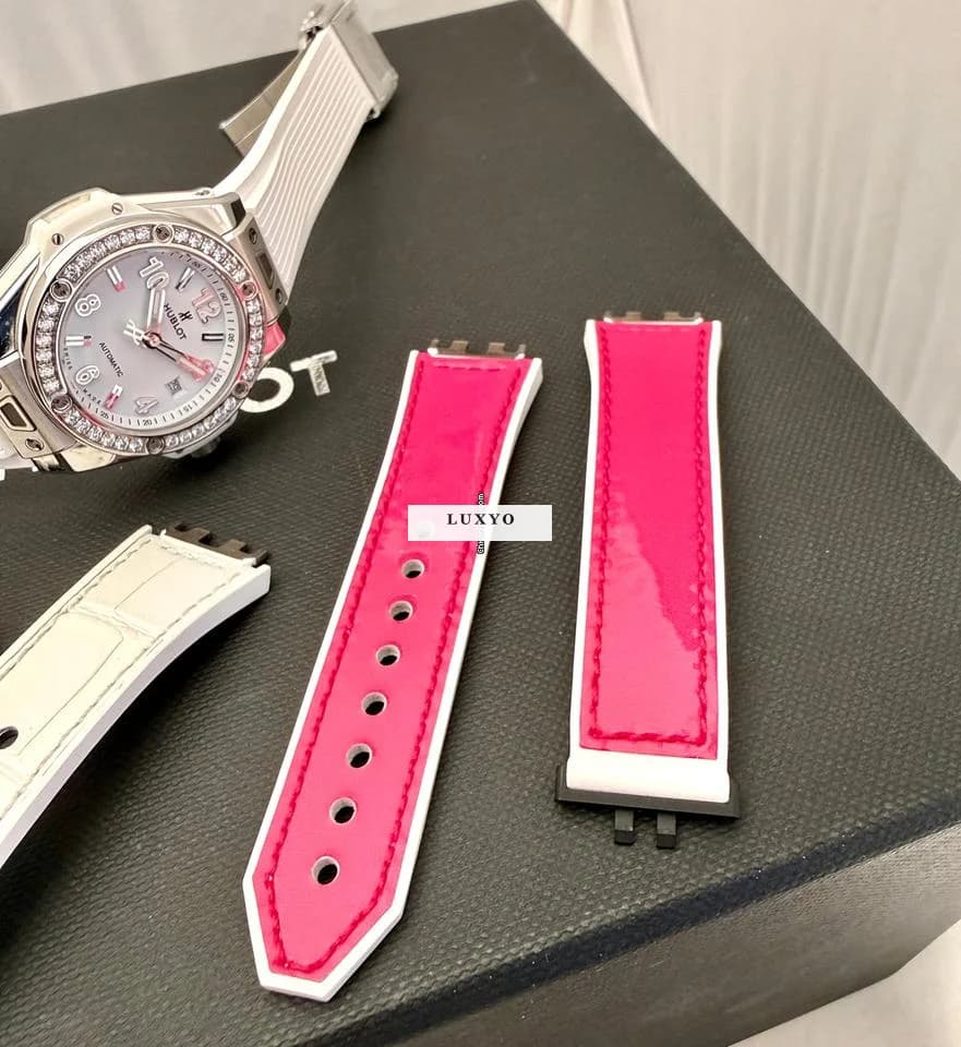 Hublot Big Bang One Click White Diamonds Plus 2 Extra strap(original Hublot) - Thumbnail 6