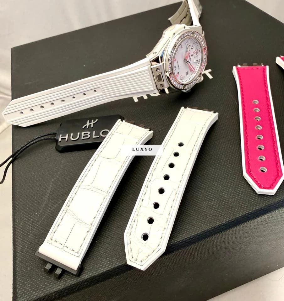 Hublot Big Bang One Click White Diamonds Plus 2 Extra strap(original Hublot) - Thumbnail 7