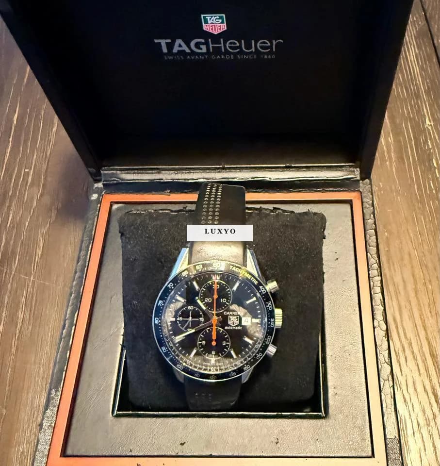 TAG Heuer Carrera Calibre 16 USADO - BOM ESTADO - FULL SET - CAIXA E DOCUMENTOS - Thumbnail 2