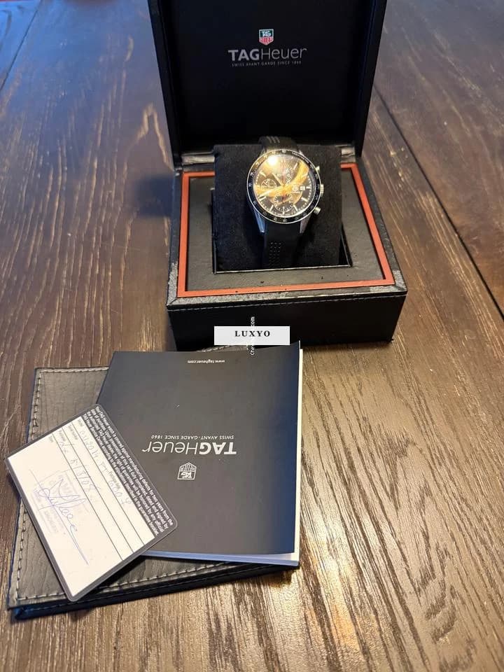 TAG Heuer Carrera Calibre 16 USADO - BOM ESTADO - FULL SET - CAIXA E DOCUMENTOS - Thumbnail 3