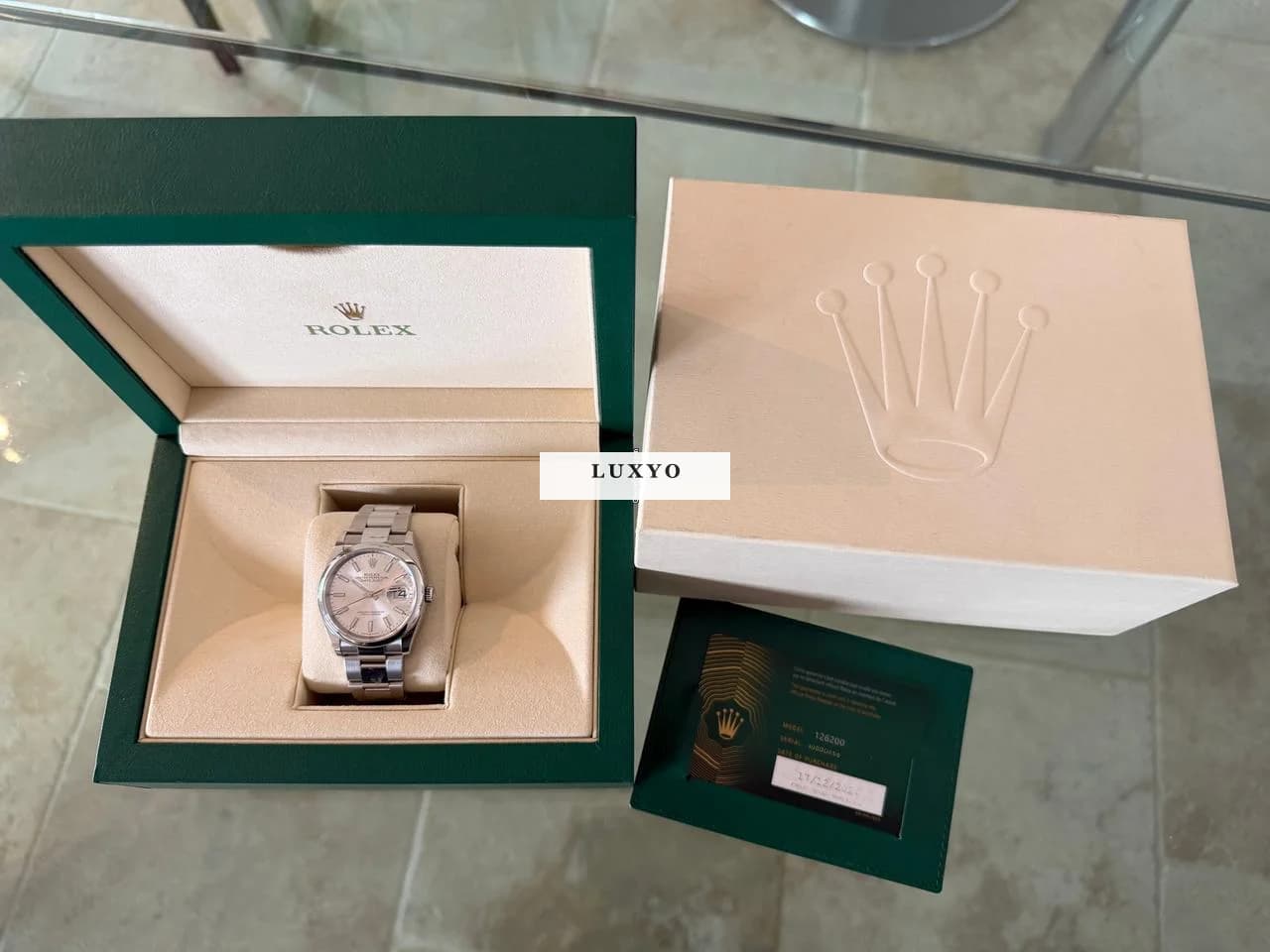 Rolex Datejust 36 set complet facture achat AD - Thumbnail 2
