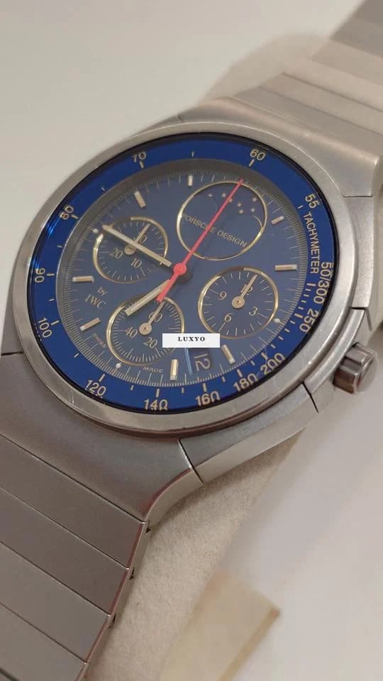 IWC Porsche Design By IWC Titanium Blue Dial 3742 / 3748 - Image 1