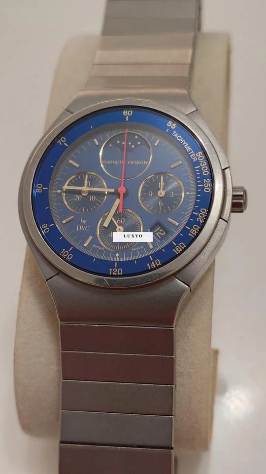 IWC Porsche Design By IWC Titanium Blue Dial 3742 / 3748 - Thumbnail 2