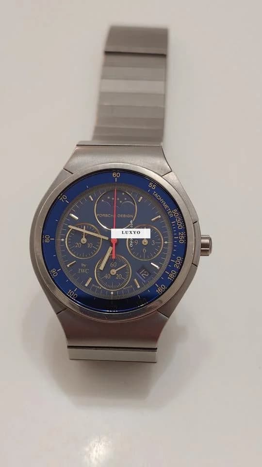 IWC Porsche Design By IWC Titanium Blue Dial 3742 / 3748 - Thumbnail 16