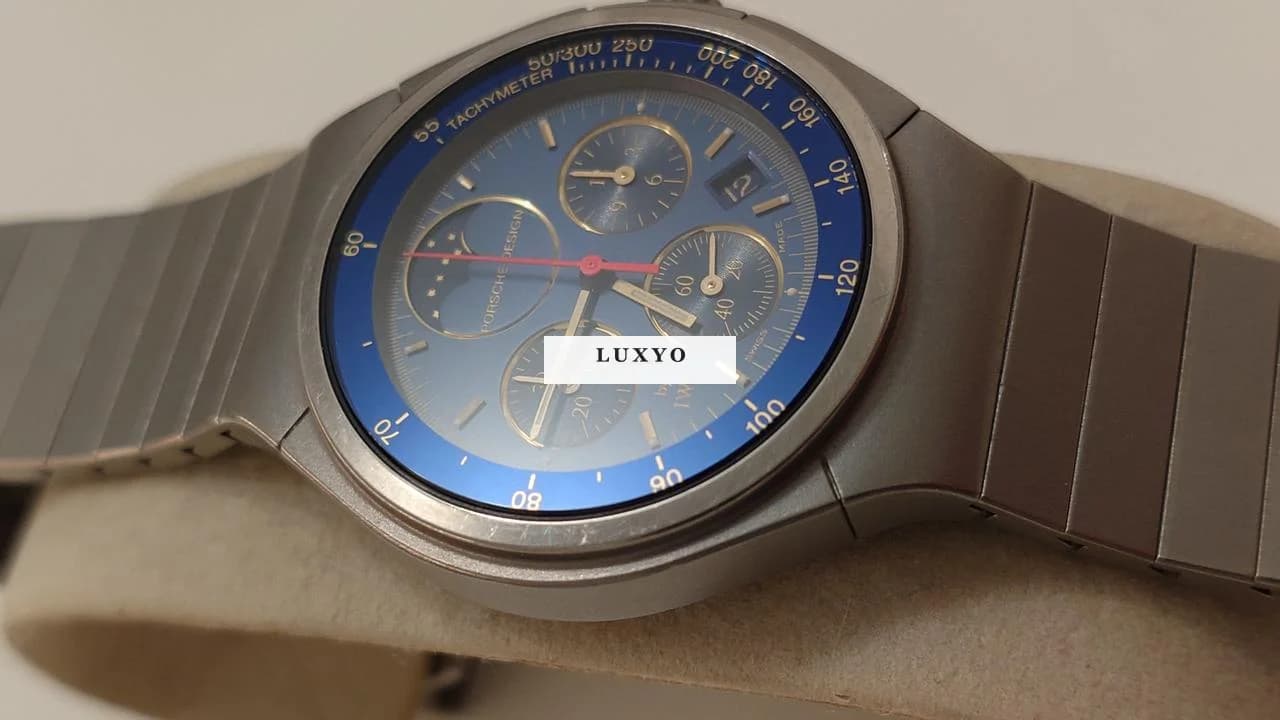 IWC Porsche Design By IWC Titanium Blue Dial 3742 / 3748 - Thumbnail 5