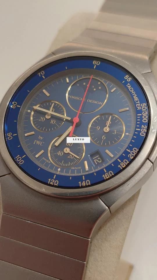 IWC Porsche Design By IWC Titanium Blue Dial 3742 / 3748 - Thumbnail 6