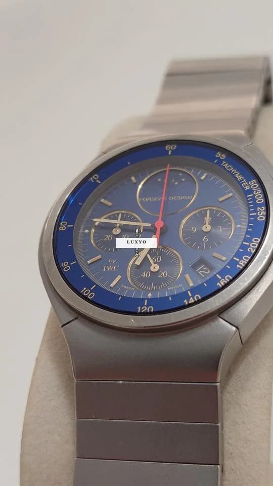 IWC Porsche Design By IWC Titanium Blue Dial 3742 / 3748 - Thumbnail 8