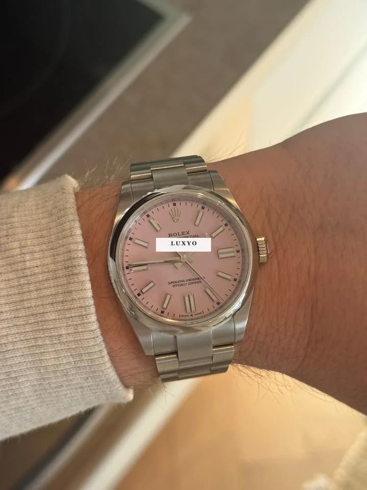 Rolex Oyster Perpetual  Stainless Dial (2025) Oyster Perpetual 41 Candy Pink 134300 - Thumbnail 2