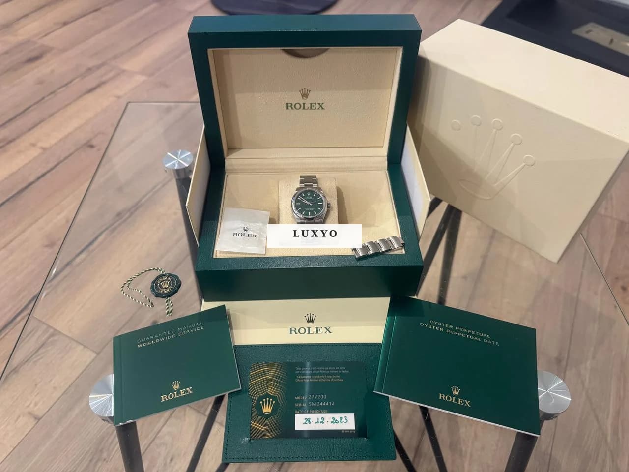 Rolex Oyster Perpetual 31 2024 - Full Set - Excellent état - Portée 1 fois - Thumbnail 20