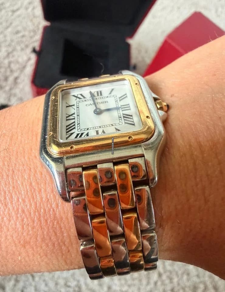 Cartier Panthere de Cartier W2PN0007 Watch Cartier Panthère Medium 27mm Steel/18K Gold Full Set 2021 Ex - Thumbnail 6