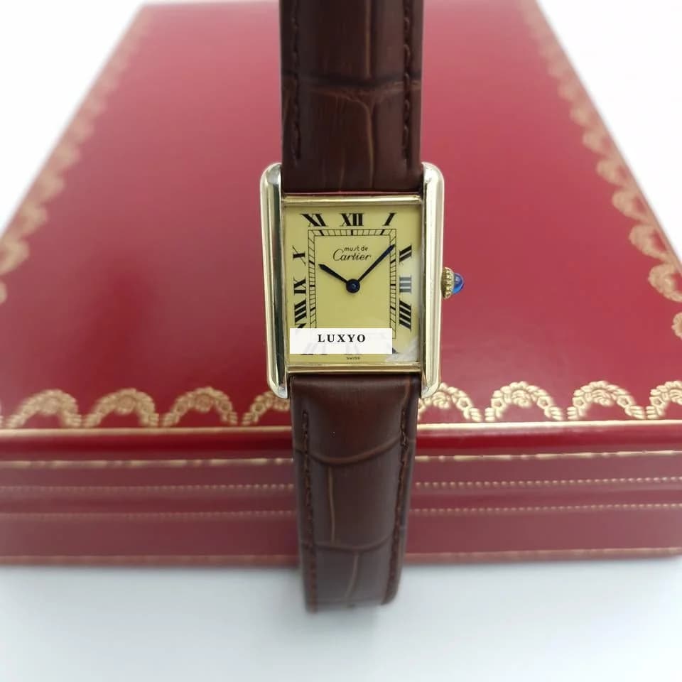 Cartier Tank Must Vermeil Large Model 2 Year Warranty - Thumbnail 11