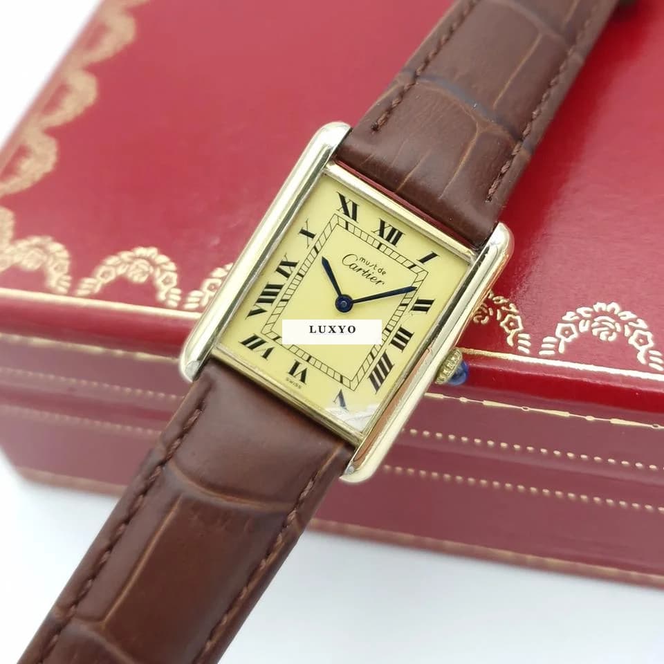 Cartier Tank Must Vermeil Large Model 2 Year Warranty - Thumbnail 3