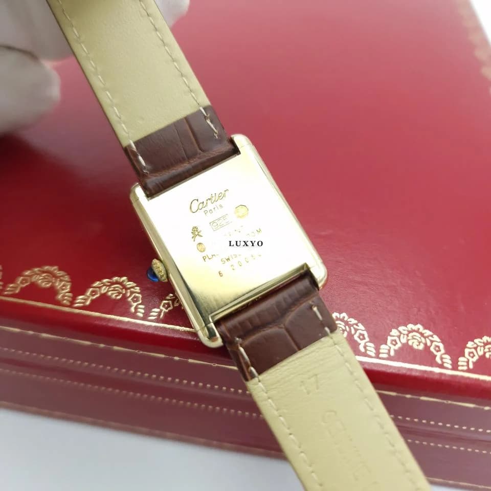 Cartier Tank Must Vermeil Large Model 2 Year Warranty - Thumbnail 4