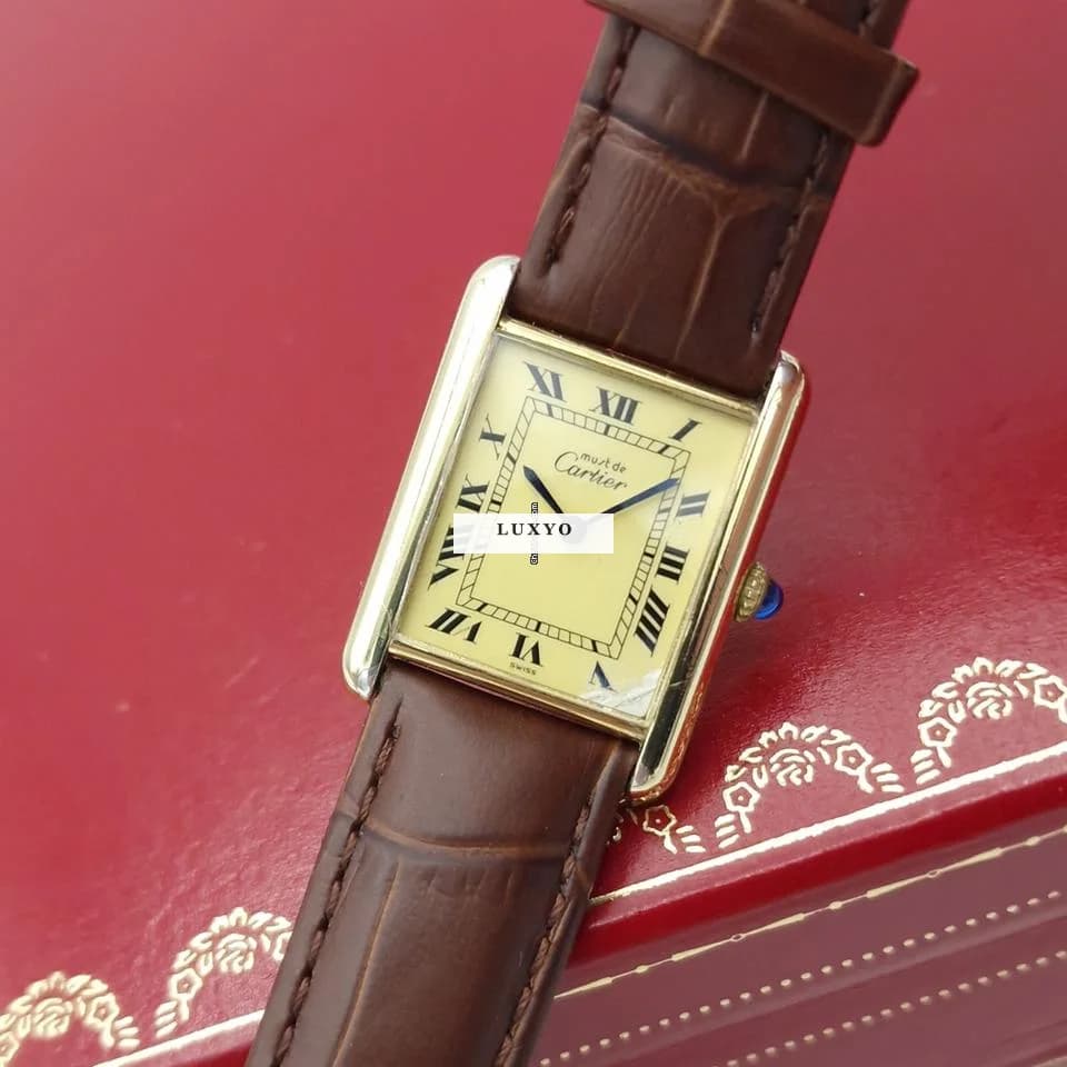 Cartier Tank Must Vermeil Large Model 2 Year Warranty - Thumbnail 9