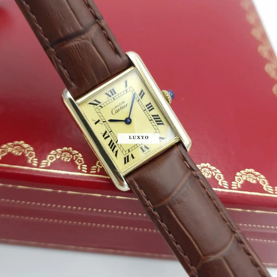 Cartier Tank Must Vermeil Large Model 2 Year Warranty - Thumbnail 10