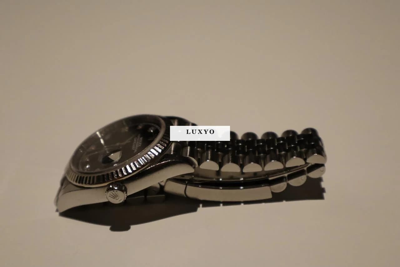 Rolex Datejust Oyster, 36 mm, Oystersteel and white gold, black dial - Thumbnail 12