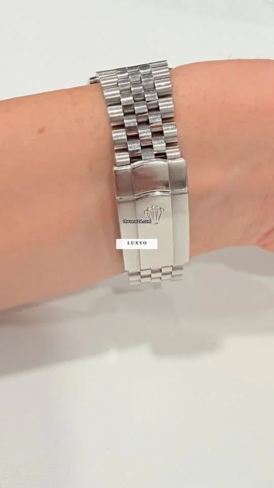 Rolex Datejust Oyster, 36 mm, Oystersteel and white gold, black dial - Thumbnail 18