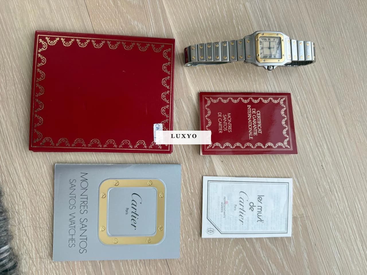 Cartier Santos Galbee Certificate & Papers - Thumbnail 9