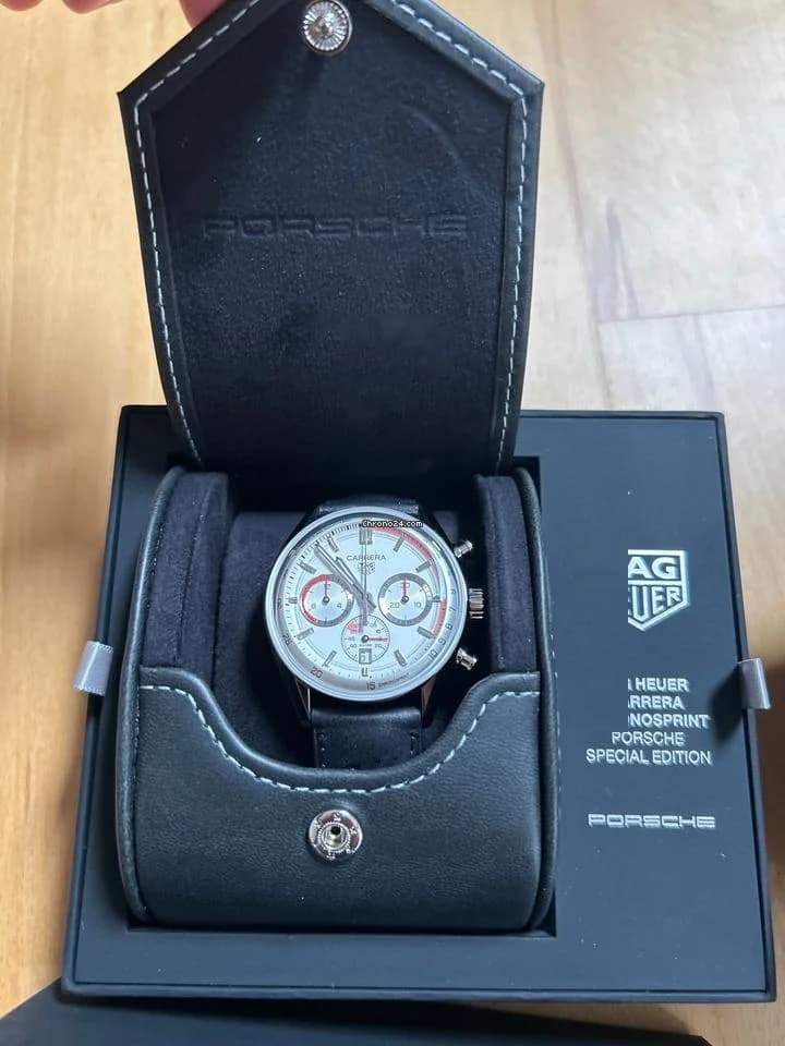 TAG Heuer Carrera Chronosprint X Porsche Full Set! New! - Thumbnail 5