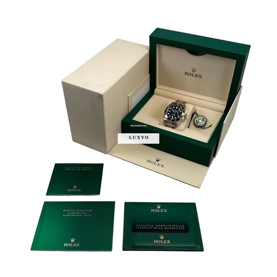 Rolex Submariner Date 41 Ref. 126613LN Black Dial Stahl/Gold 2020 Full Set - Thumbnail 5