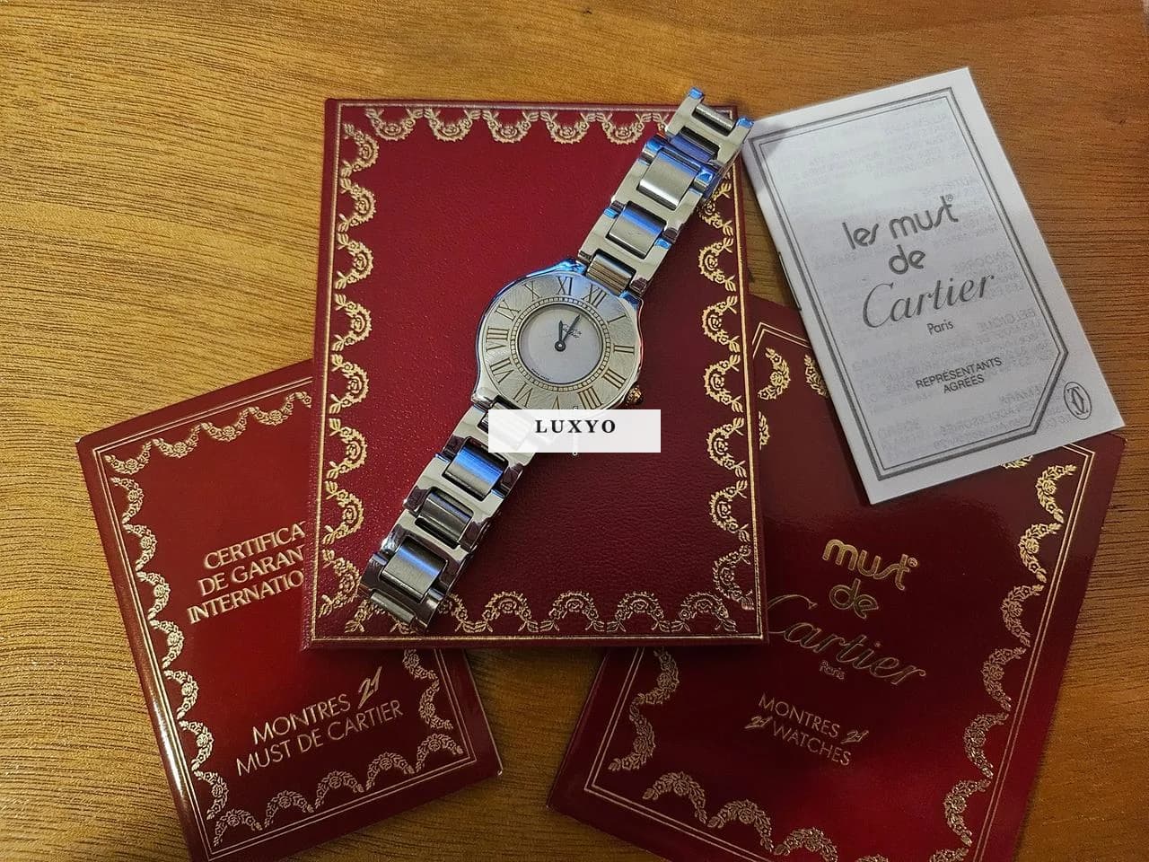 Cartier Must De Cartier 21 Gold Vintage Cartier with original documents - Image 1