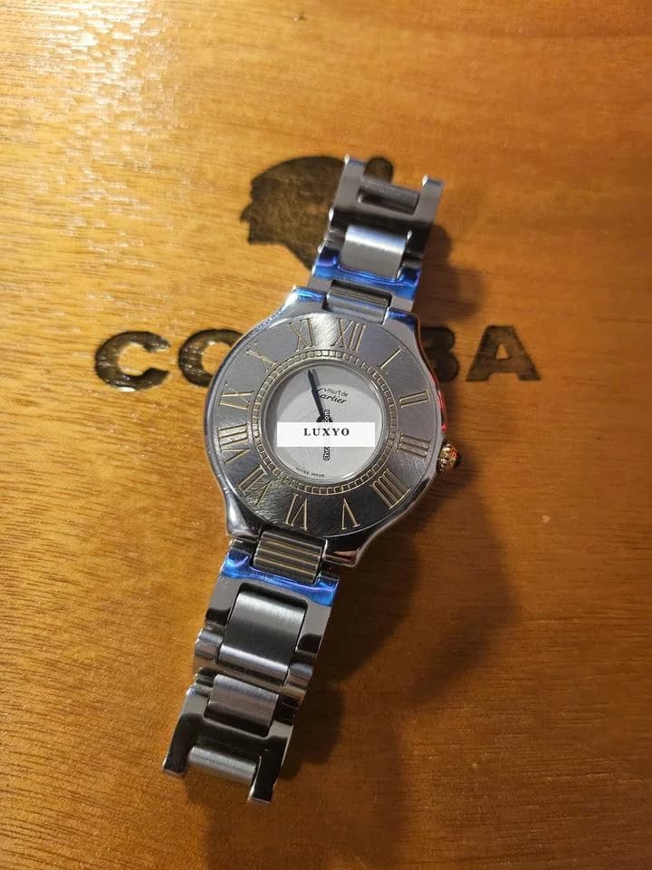 Cartier Must De Cartier 21 Gold Vintage Cartier with original documents - Thumbnail 2