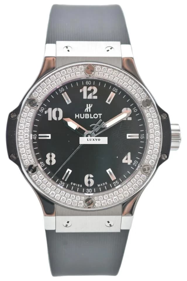 Hublot Big Bang Ref: 361.SX.1270.RX.1104 38 Quartz Stainless Steel Diamond Bezel Box+Papers 2021 - Image 1