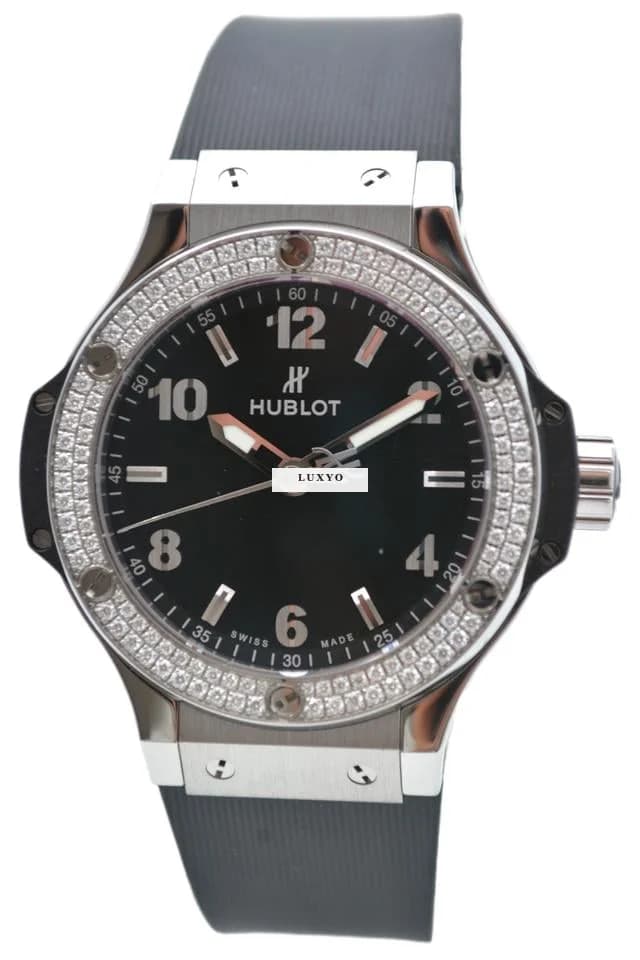 Hublot Big Bang Ref: 361.SX.1270.RX.1104 38 Quartz Stainless Steel Diamond Bezel Box+Papers 2021 - Thumbnail 3