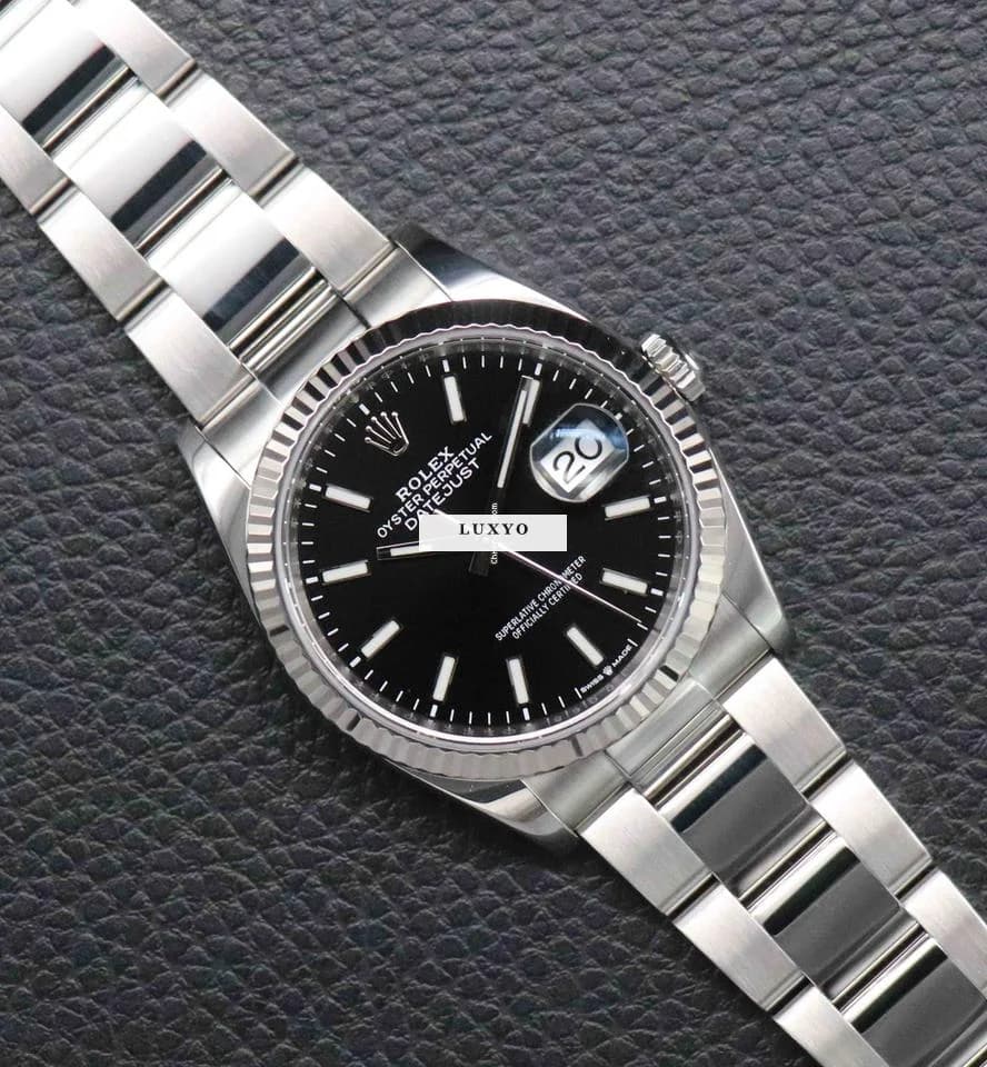 Rolex Datejust 126234 Black Dial Fullset 2020 Box+Papers - 2 years warranty - Image 1