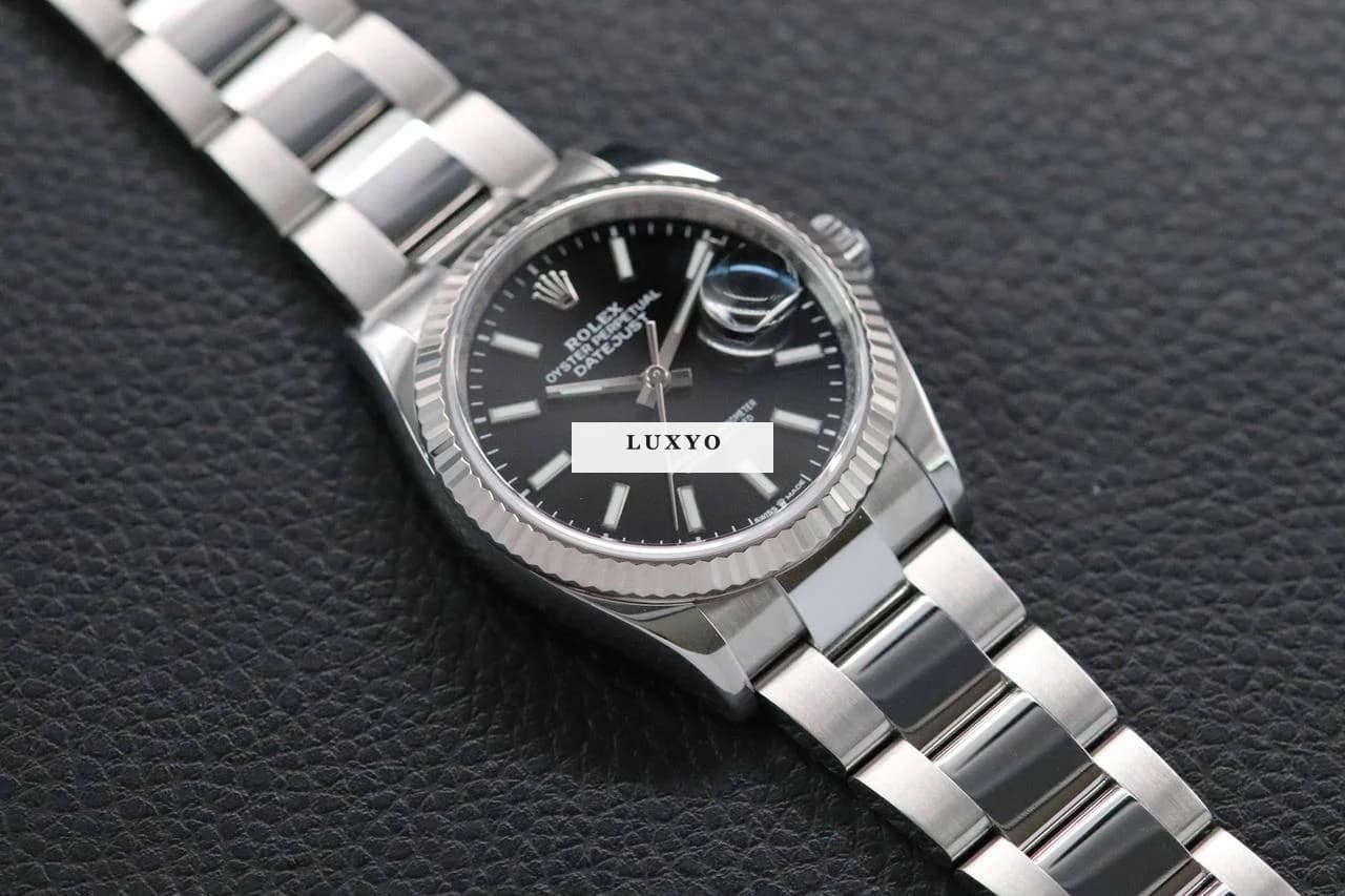 Rolex Datejust 126234 Black Dial Fullset 2020 Box+Papers - 2 years warranty - Thumbnail 4