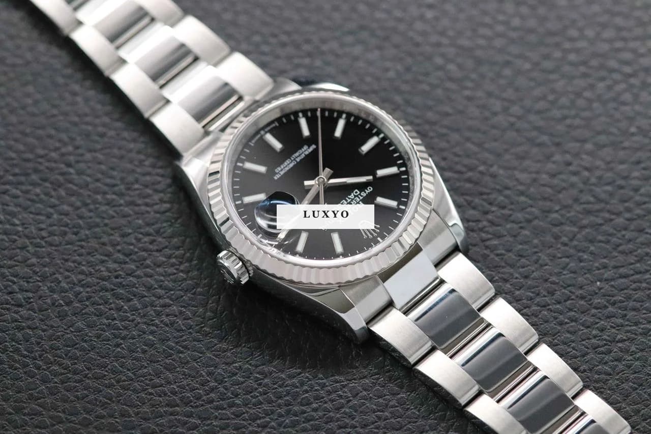 Rolex Datejust 126234 Black Dial Fullset 2020 Box+Papers - 2 years warranty - Thumbnail 8