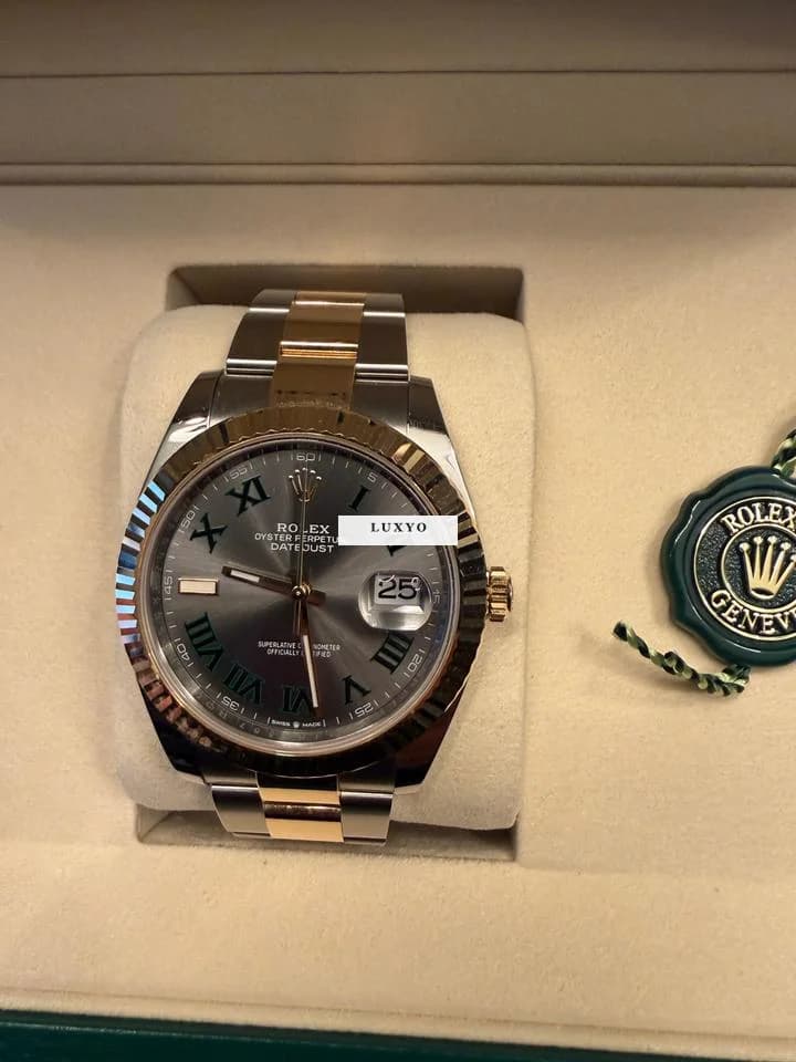 Rolex Datejust 41 Like new,Full Set, 2025, Wimbeldon, Original Invoice 126333 - Thumbnail 8