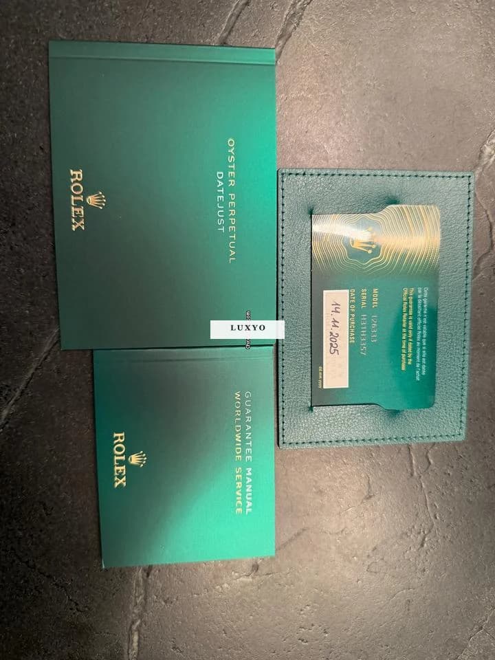 Rolex Datejust 41 Like new,Full Set, 2025, Wimbeldon, Original Invoice 126333 - Thumbnail 10