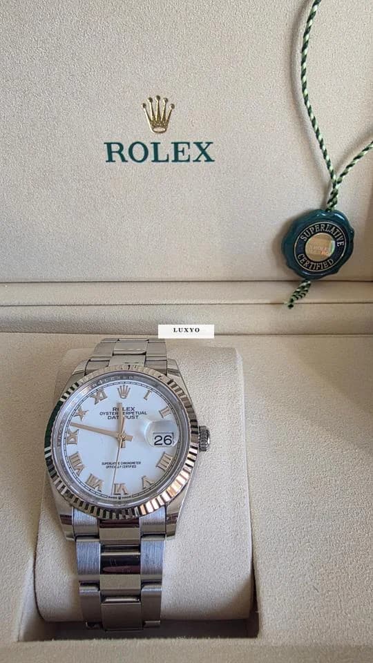 Rolex Datejust 36 puni komplet, original kutija i dokumentacija - Thumbnail 2