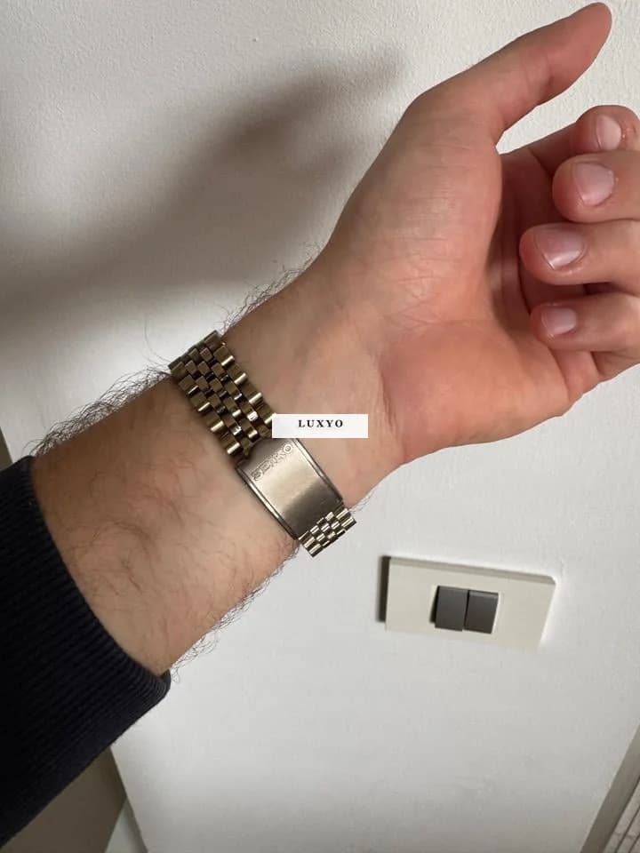 Seiko Day And Date Dress Gold-tone Mens Watch  Stainless Seiko Quartz Day-Date Gold - Thumbnail 6