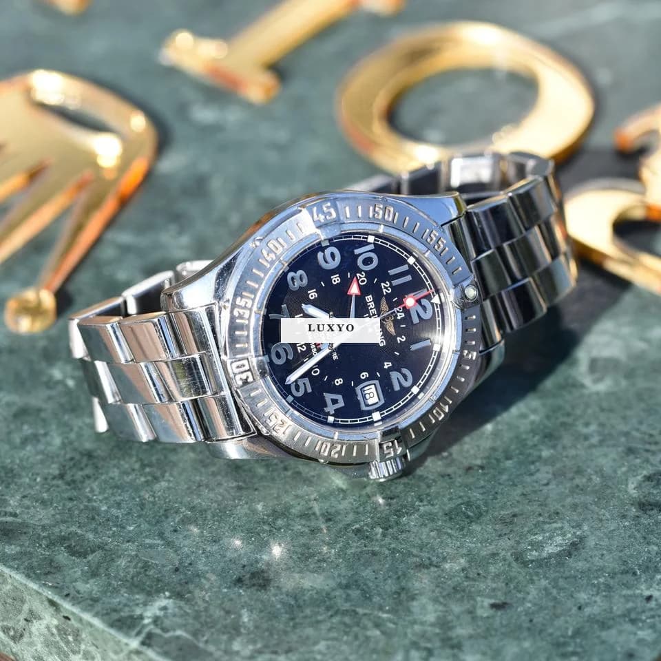 Breitling Colt Gmt Black dial - pristine crystal and dial - Thumbnail 3