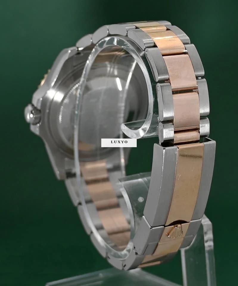 Rolex Yacht-Master 37 268621 Automatic 18k Rose Gold Steel Chocolate Box&Papers - Thumbnail 7