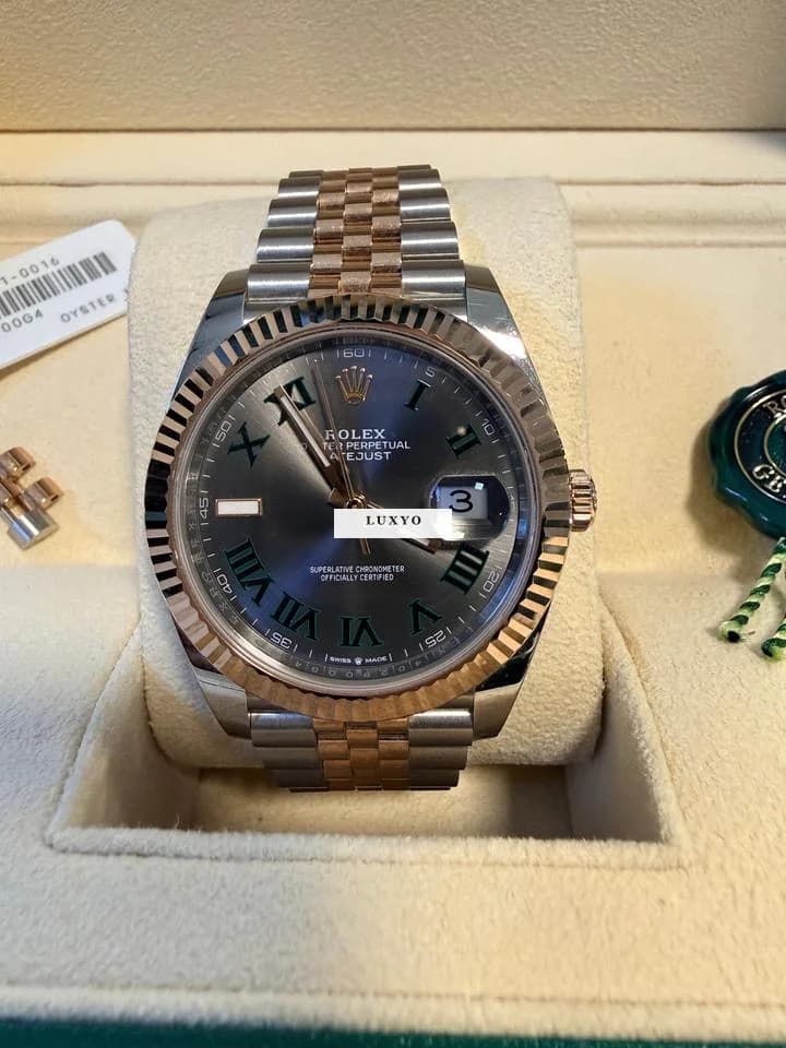 Rolex Datejust 41 Set Complet Rolex Wimbledon, etat neuf - Thumbnail 7